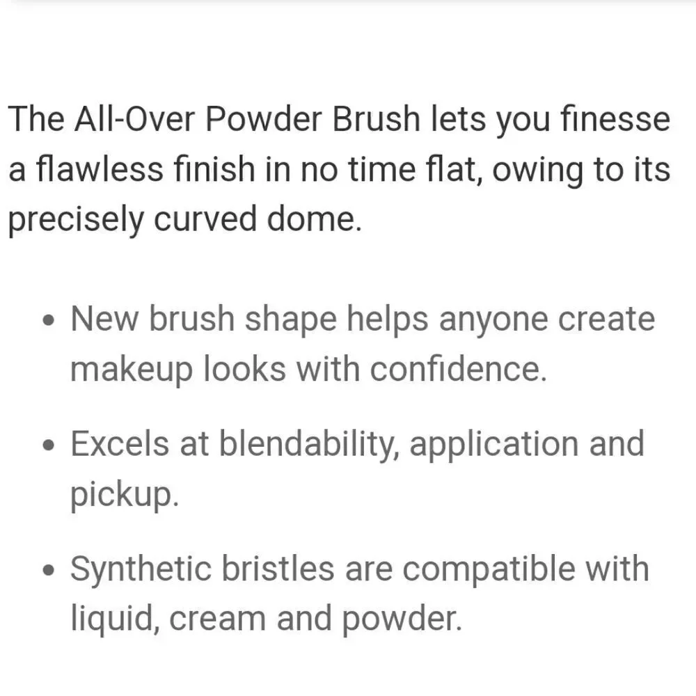 MARY KAY ALL OVER POWDER BRUSH - NEW!